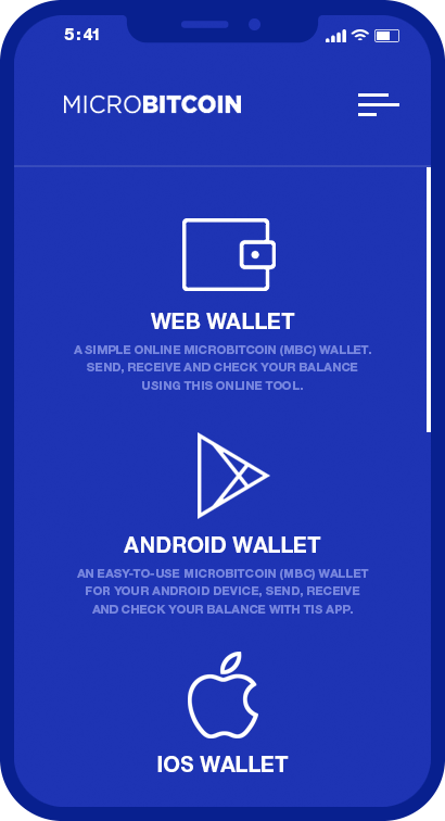 Select Wallet | Getting Started with MicroBitcoin (MBC)